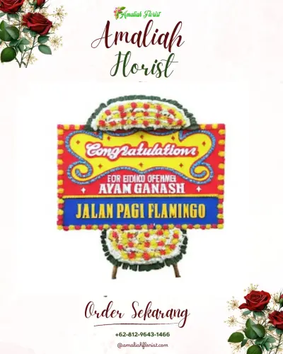 Bunga Papan Congratulation di Seraya